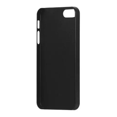 Coque rigide noire robuste compatible avec iPhone 5/5s et SE 2016. Coque noire