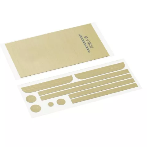 Autocollants pour pare-chocs Or compatible avec iPhone 5 5s SE 2016 Decor Gold Skin