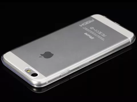 Coque transparente en TPU compatible avec iPhone 6 6s