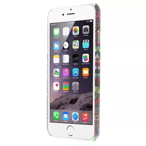 Tribu azt&egrave;que Tribal compatible avec iPhone 6 &amp; 6s coque motif indien