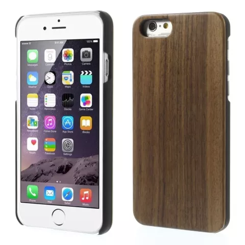 &Eacute;tui en bois de noyer compatible avec iPhone 6 6s Wood Original fait &agrave; la main