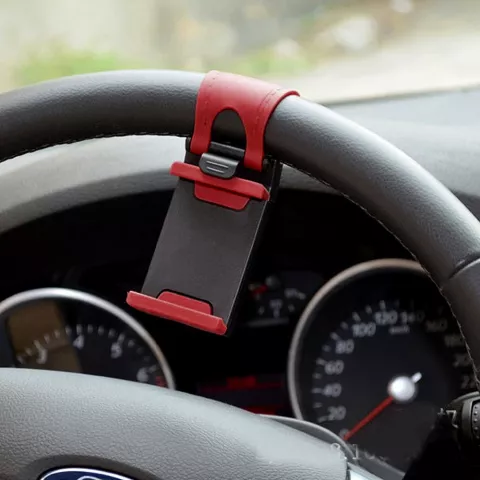 Support de guidon universel pour t&eacute;l&eacute;phone et voiture, compatible avec iPhone, GPS, smartphone