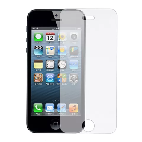 Protecteur en verre tremp&eacute; compatible avec iPhone 5 5s SE 2016