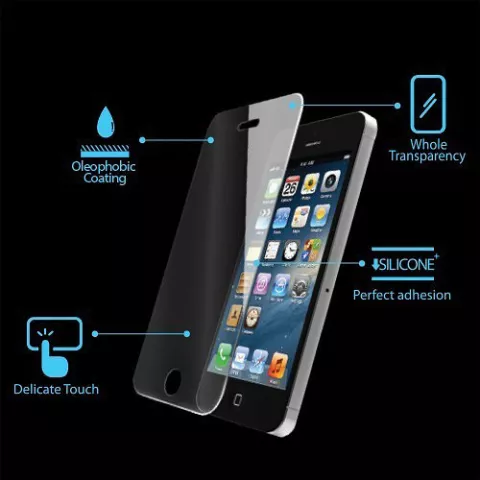 Protecteur en verre tremp&eacute; iPhone 4 4s Verre tremp&eacute;