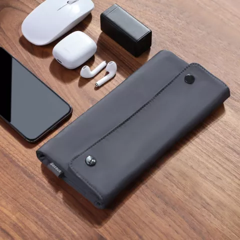 Housse de protection pour ordinateur portable Baseus compatible avec iPad 13 pouces - Gris fonc&eacute;