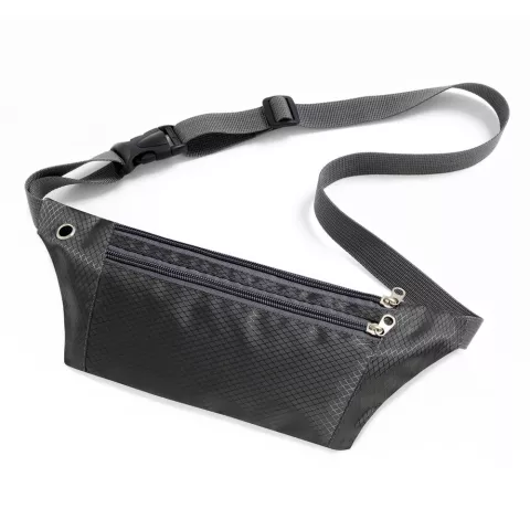 Sac banane pour smartphone, bracelet de sport, sac banane de course, &eacute;couteurs de randonn&eacute;e sportive - Noir