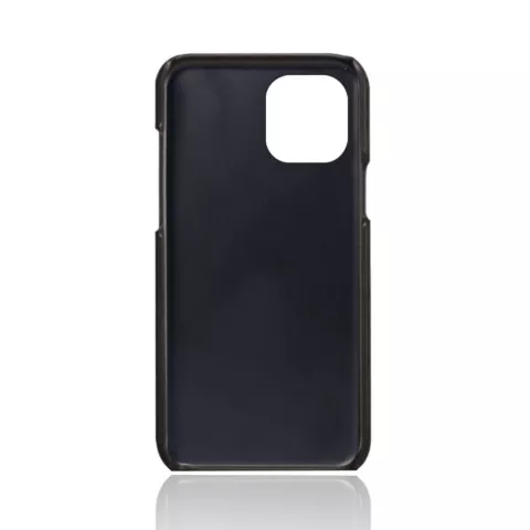 &Eacute;tui en cuir artificiel Duo Cardslot Wallet compatible avec iPhone 13 Pro Max - noir