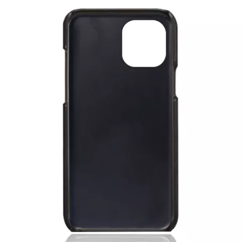 &Eacute;tui en cuir artificiel Duo Cardslot Wallet compatible avec iPhone 13 - noir