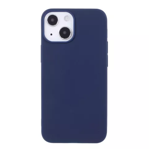 Coque fine en TPU pour iPhone 13 - bleu