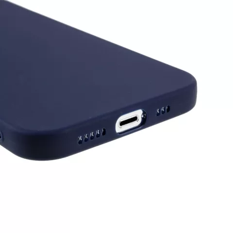 Coque fine en TPU compatible avec iPhone 13 Pro Max - bleue