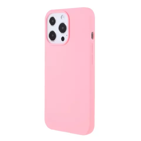 Coque fine en TPU compatible avec iPhone 13 Pro Max - rose
