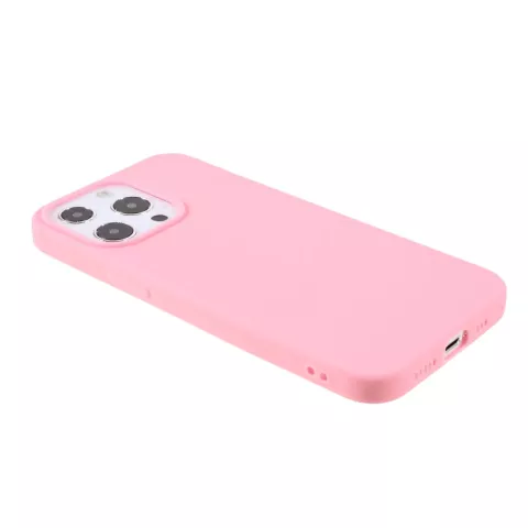 Coque fine en TPU compatible avec iPhone 13 Pro Max - rose