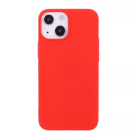 Coque fine en TPU compatible avec iPhone 13 mini - rouge