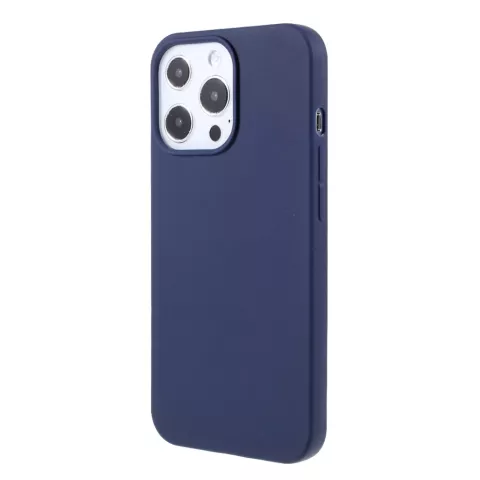Coque fine en TPU compatible avec iPhone 13 Pro - bleue