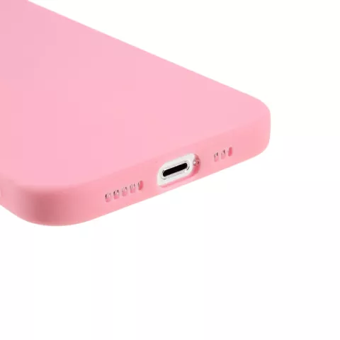 Coque fine en TPU compatible avec iPhone 13 Pro - rose