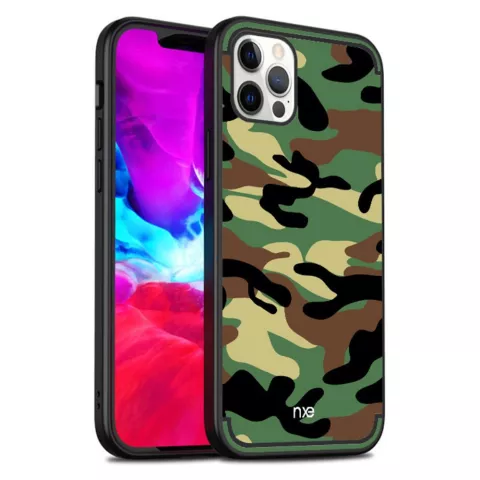 Army TPU Army Print Case compatible avec iPhone 13 Pro Max - vert