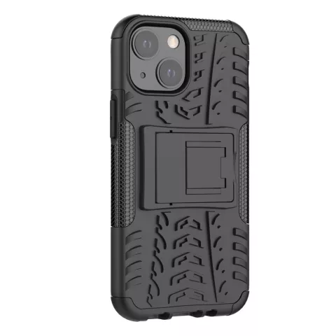 TPU antichoc avec coque robuste pour iPhone 13 mini - noir