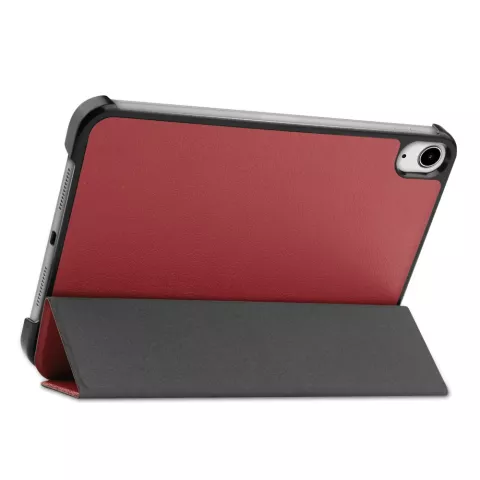 Housse &agrave; trois volets compatible avec iPad mini 6 (2021) et &agrave; l&#039;iPad mini 7 (2024) - rouge