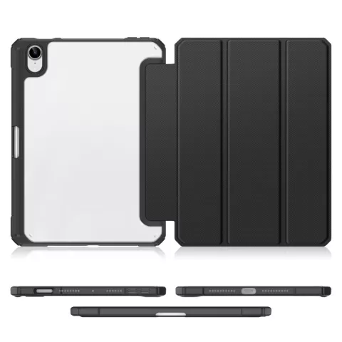 Dux Ducis Toby Slim Trifold cover compatible avec iPad mini 6 (2021) &amp; iPad mini 7 (2024) - noir