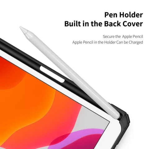 Dux Ducis Toby Slim Trifold cover compatible avec iPad mini 6 (2021) &amp; iPad mini 7 (2024) - noir