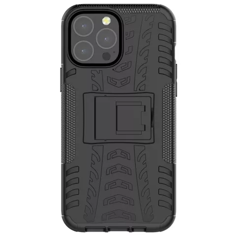 TPU antichoc avec coque robuste pour iPhone 13 Pro Max - noir