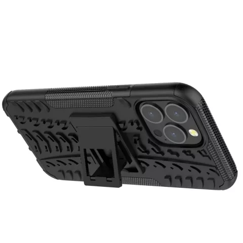 TPU antichoc avec &eacute;tui robuste compatible avec iPhone 13 Pro Max - noir