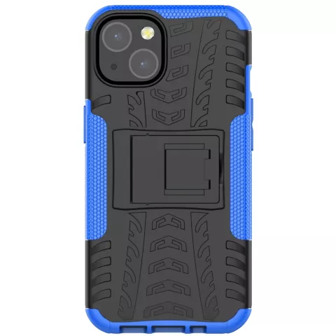 TPU antichoc avec &eacute;tui robuste compatible avec iPhone 13 - bleu