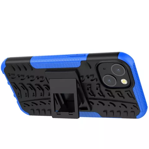 TPU antichoc avec &eacute;tui robuste compatible avec iPhone 13 - bleu