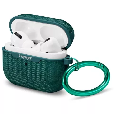 &Eacute;tui en tissu Spigen Urban Fit compatible avec AirPods Pro - vert