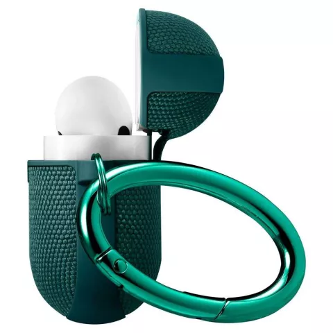 &Eacute;tui en tissu Spigen Urban Fit compatible avec AirPods Pro - vert