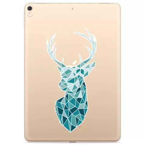 Just in Case Slim TPU une coque de cerf pour iPad 10.2 (2019 2020 2021) - transparente