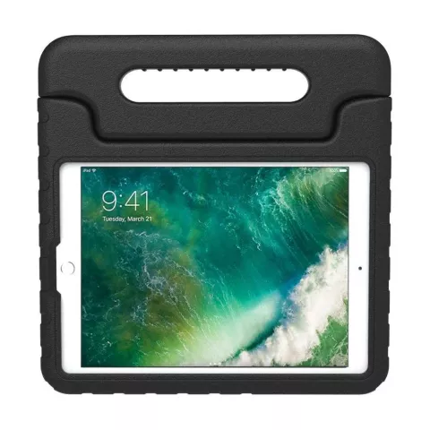 Just in Case Kids Case Stand EVA Cover pour iPad 9.7 (2017 2018) - Noir