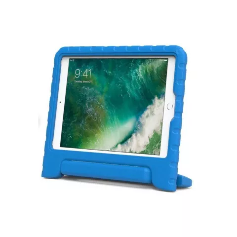 Just in Case Kids Case Stand EVA Cover pour iPad 9.7 (2017 2018) - Bleu