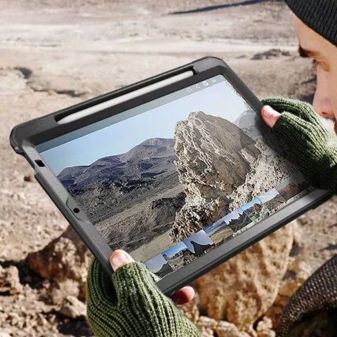 &Eacute;tui Supcase Unicorn Beetle pour iPad Air 4 10.9 2020 &amp; iPad Air 5 2022 - Noir