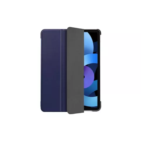 &Eacute;tui en cuir artificiel Just in Case Smart Tri-Fold compatible avec iPad Air 4 10.9 2020 &amp; iPad Air 5 2022 - bleu