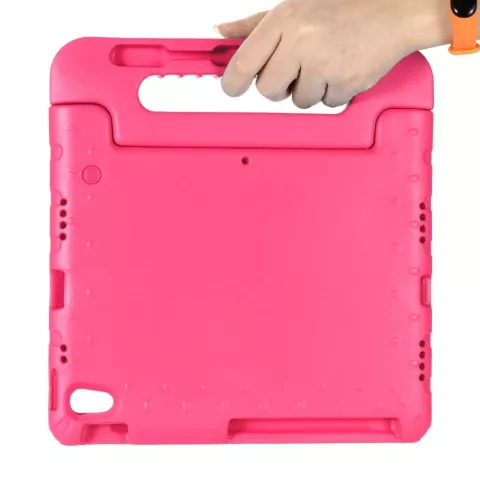 Just in Case Kids Case Stand Housse de protection EVA compatible avec iPad Air 4 10.9 2020 &amp; iPad Air 5 2022 - rose