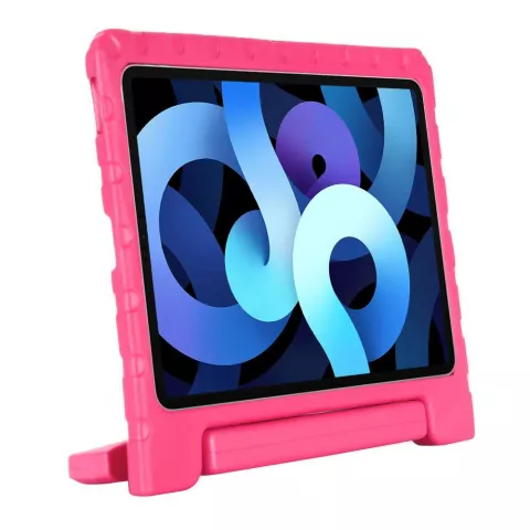 Just in Case Kids Case Stand Housse de protection EVA compatible avec iPad Air 4 10.9 2020 &amp; iPad Air 5 2022 - rose