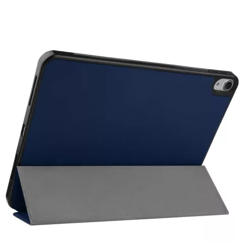 &Eacute;tui trois volets Just in Case pour iPad Air 4 10.9 2020 &amp; iPad Air 5 2022 Pencil support - Bleu