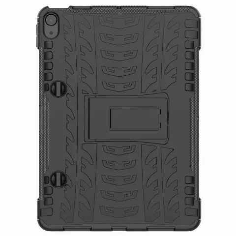 Just in Case Coque hybride robuste en PU et TPU pour iPad Air 4 10.9 2020 &amp; iPad Air 5 2022 - Noir