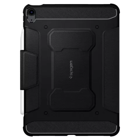 Spigen Rugged Armor avec housse Air Cushion compatible avec iPad Air 4 10.9 2020 et iPad Air 5 2022 - noir