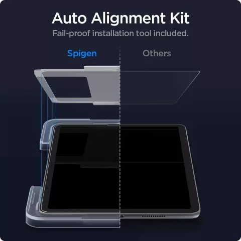 Spigen Glass + Frame Protecteur d&#039;&eacute;cran iPad Air 4 10.9 2020 &amp; iPad Air 5 2022 &amp; iPad Pro 11 2018 2020 2021
