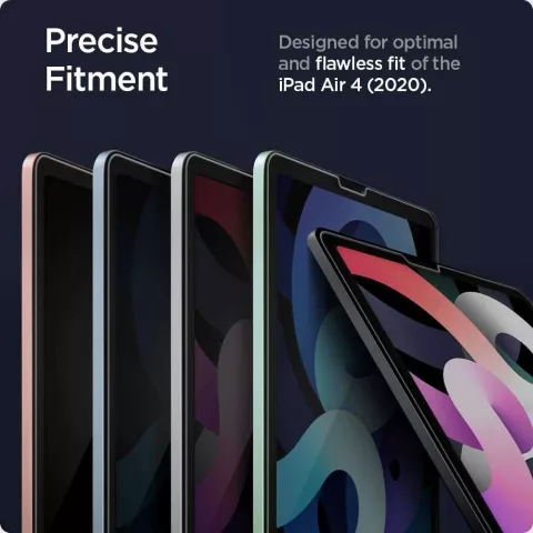 Spigen Glass + Frame protecteur d&#039;&eacute;cran compatible avec iPad Air 4 10.9 2020 &amp; iPad Air 5 2022 &amp; iPad Pro 11 2018 2020 2021