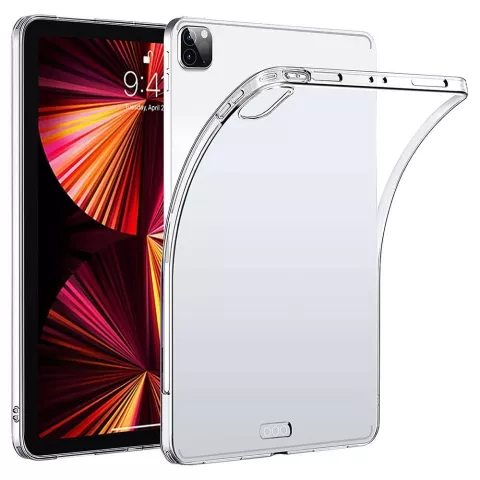 Just in Case Housse en TPU souple compatible avec iPad Pro 11 (2018 2020 2021 2022) - transparente