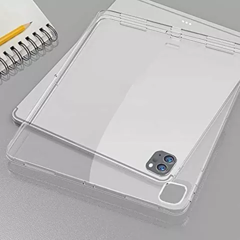 Just in Case Housse en TPU souple compatible avec iPad Pro 11 (2018 2020 2021 2022) - transparente