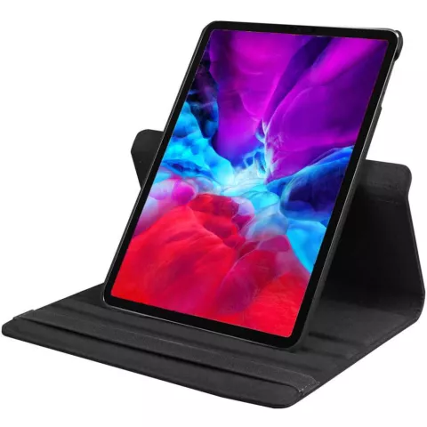 Housse en cuir artificiel Just in Case Rotating 360 compatible avec iPad Pro 11 (2018 2020 2021 2022) - noir
