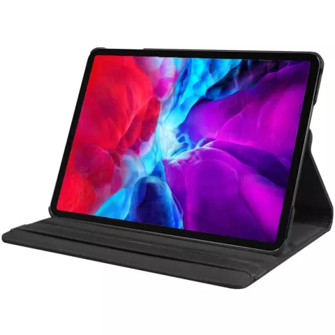 Housse en cuir artificiel Just in Case Rotating 360 compatible avec iPad Pro 11 (2018 2020 2021 2022) - noir