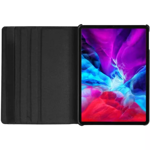 Housse en cuir artificiel Just in Case Rotating 360 compatible avec iPad Pro 11 (2018 2020 2021 2022) - noir