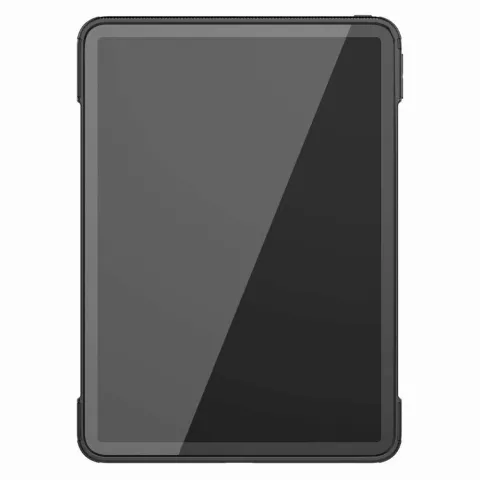 Just in Case Coque hybride robuste en PU et TPU pour iPad Pro 11 (2018 2020 2021 2022) - Noir