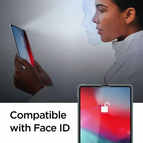 Protection d&#039;&eacute;cran Spigen Glas tR Slim compatible avec iPad Pro 11 (2018 2020 2021 2022) - transparent