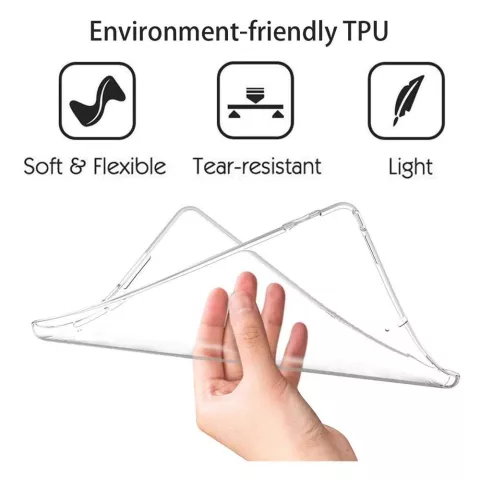 Just in Case Soft TPU Cover compatible avec iPad Pro 12.9 (2020) - transparente